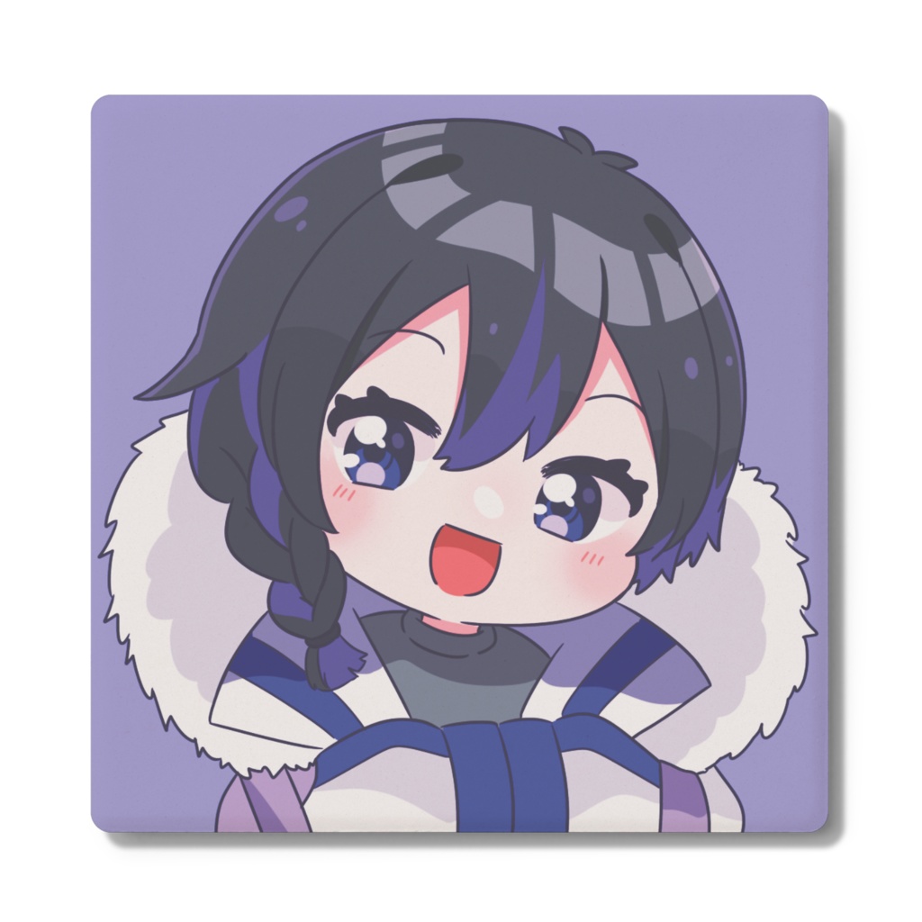にっこりたわしちゃんコースター