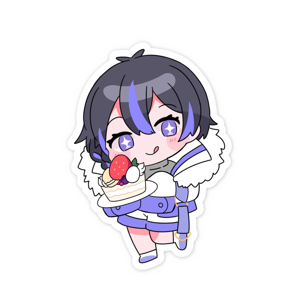 2024Ver バースデーたわしちゃんスマホステッカー