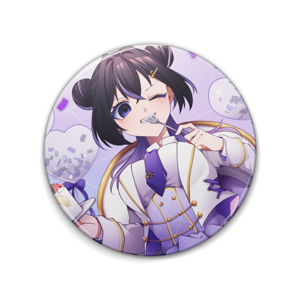 たわしちゃんバースデー缶バッジ　2025Ver