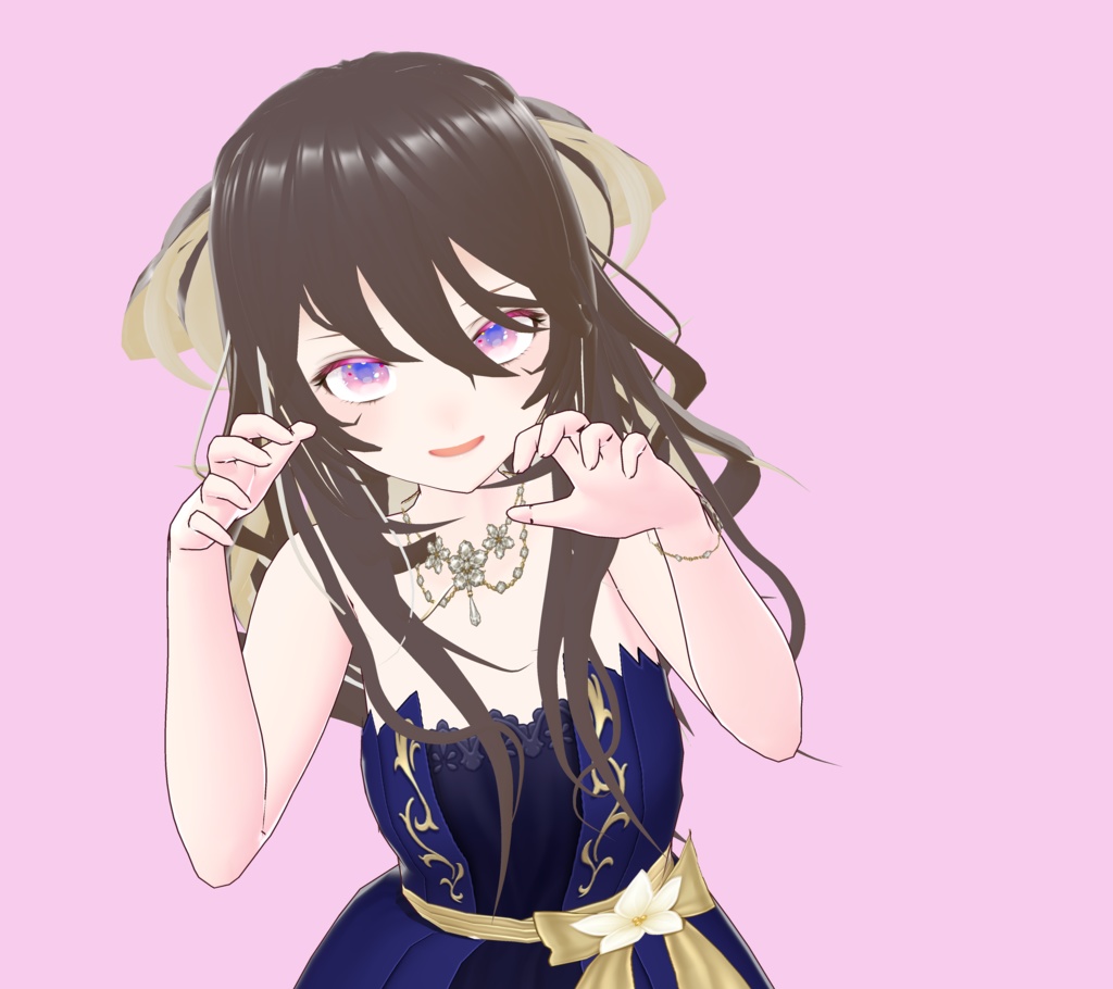 【free】Vroid犬耳ハーフツイン