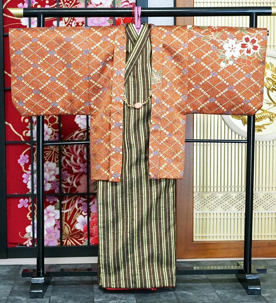 【ドール服】羽織/着物セット◆1/3サイズ(60cm級男の子)