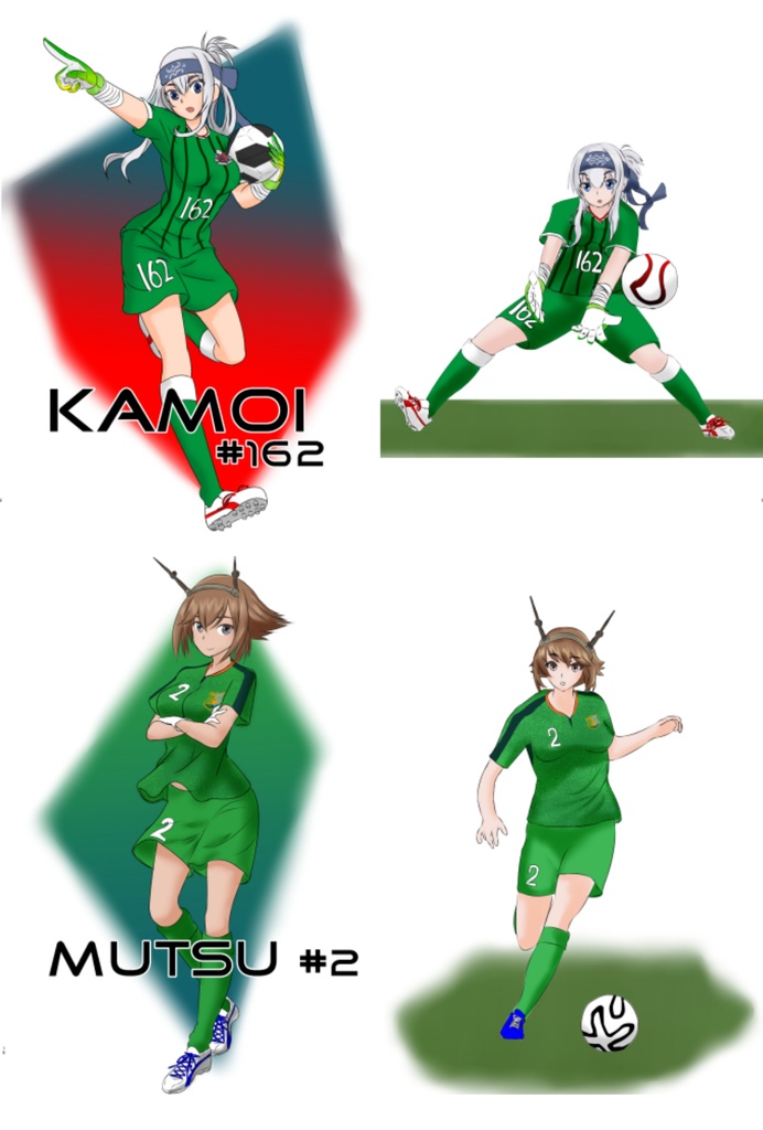 Freet Girls SOCCER COSTUME COLLECTION VOL.1