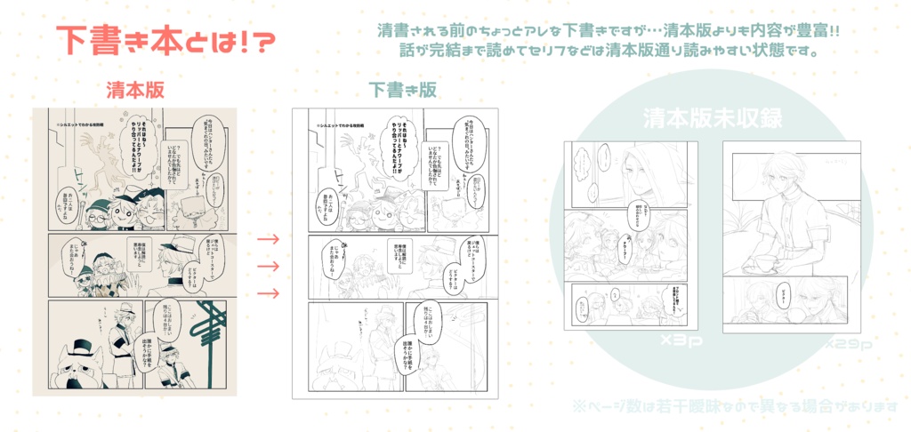 【傭配】下書き本/いつかあなたに届く贈り物を