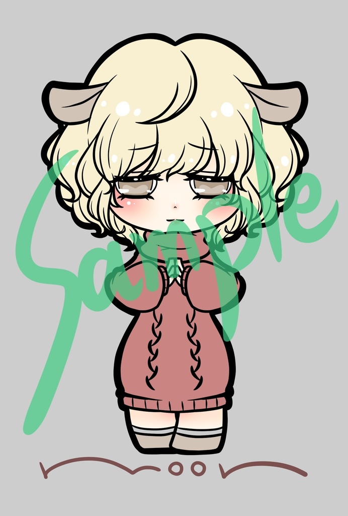【ポストカード】羊ちゃん