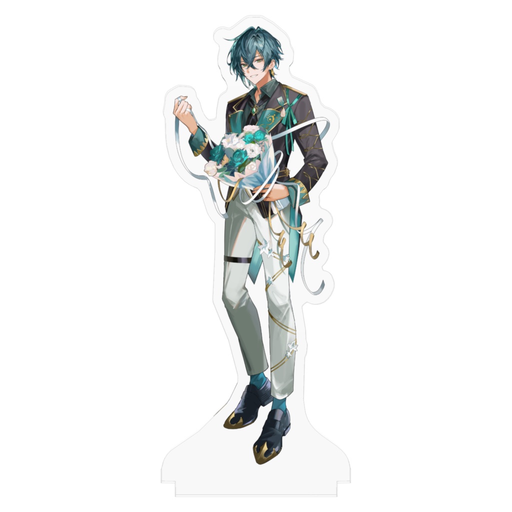 鴉森ネイト 3周年記念グッズ アクリルフィギュア 100x100mm