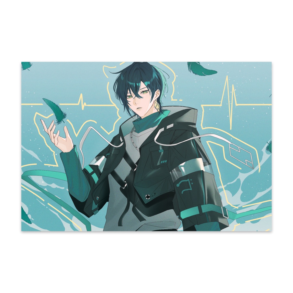 鴉森ネイト 4周年記念グッズ 直筆メッセージ入りポストカード(1/31まで)