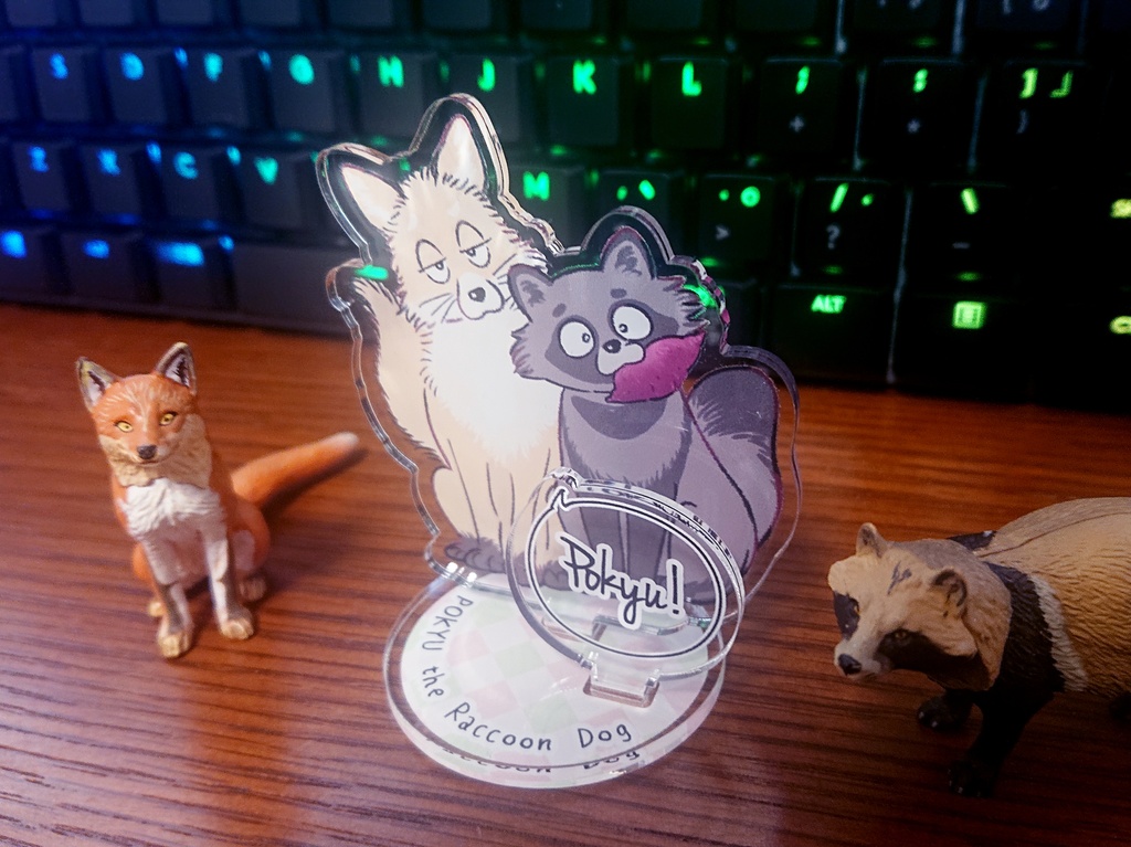 たぬきのぽきゅう あざといアクスタ