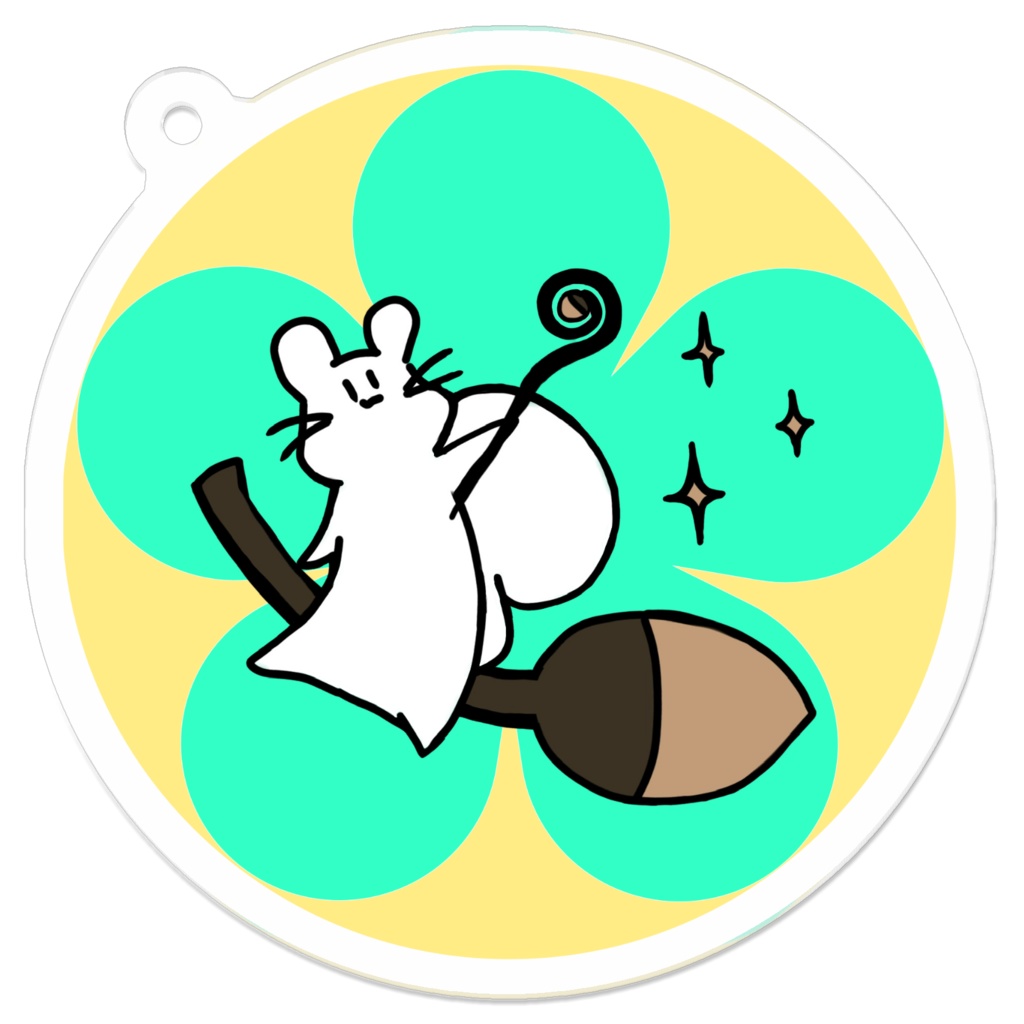 【円形】魔法使いリス