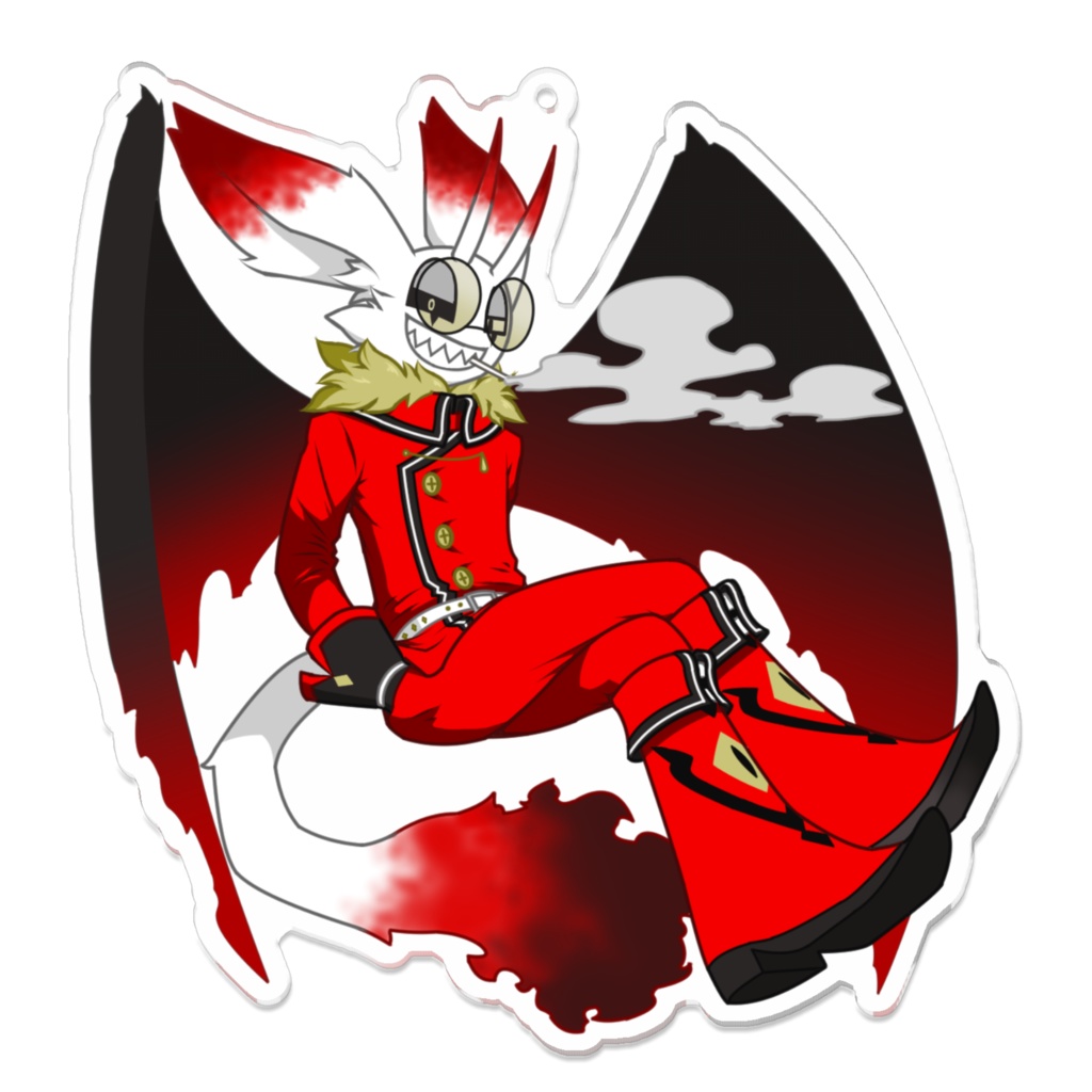 オリジナル悪魔【マゼル・ブラッドロード】　アクリルキーホルダー