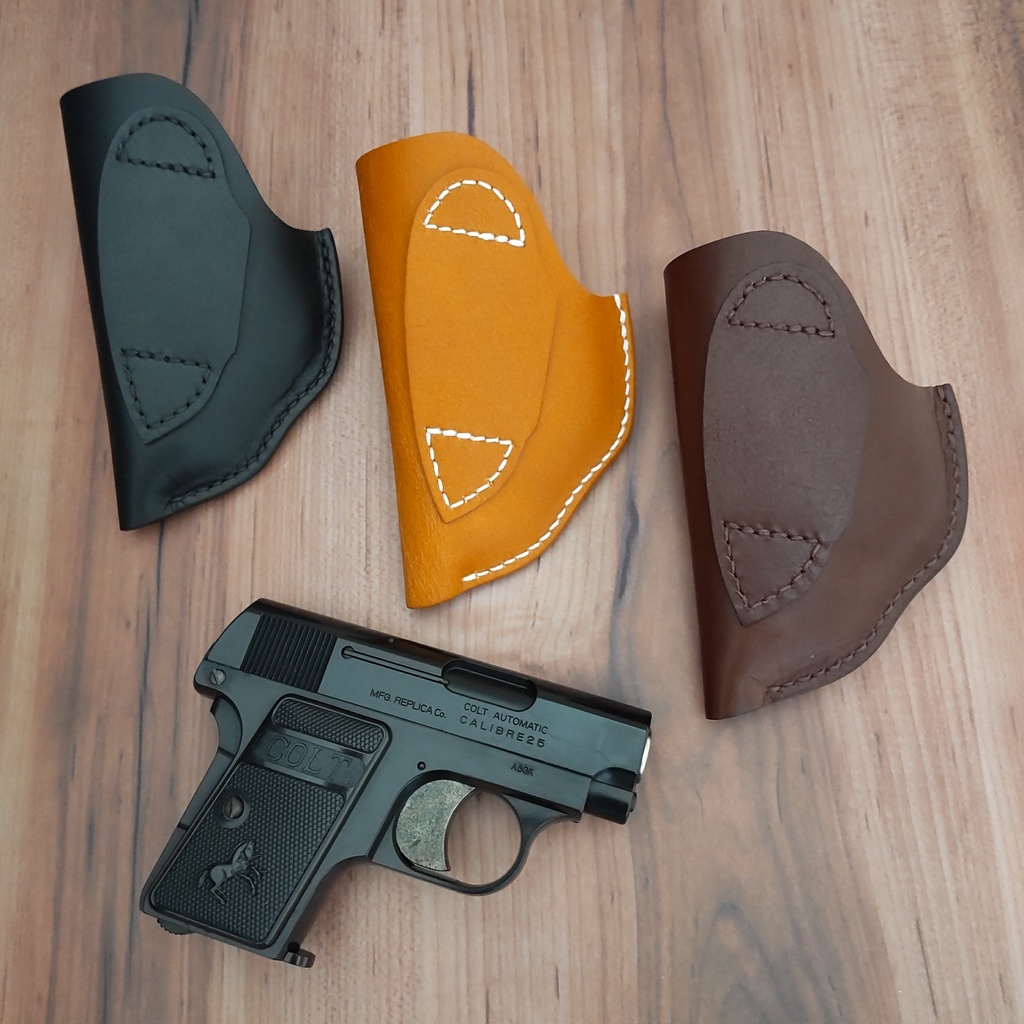 【受注製作】革製ヒップホルスター マルシン コルト25オート ガスガン対応