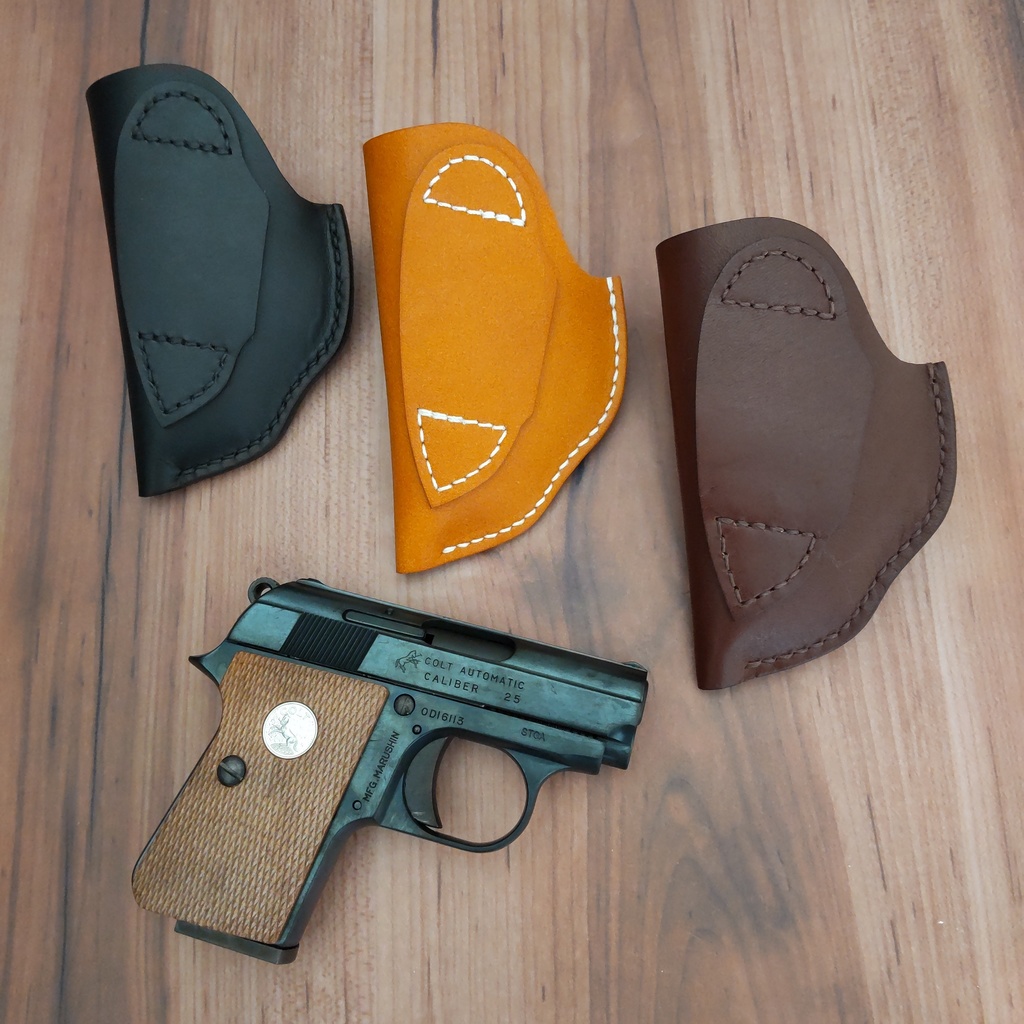 【受注製作】革製ヒップホルスター マルシン コルト25 モデルガン対応