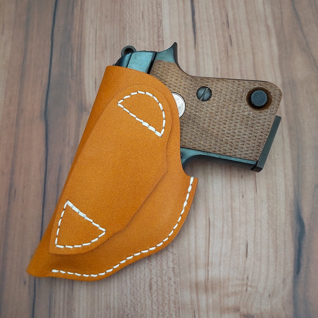 【受注製作】革製ヒップホルスター マルシン コルト25 モデルガン対応