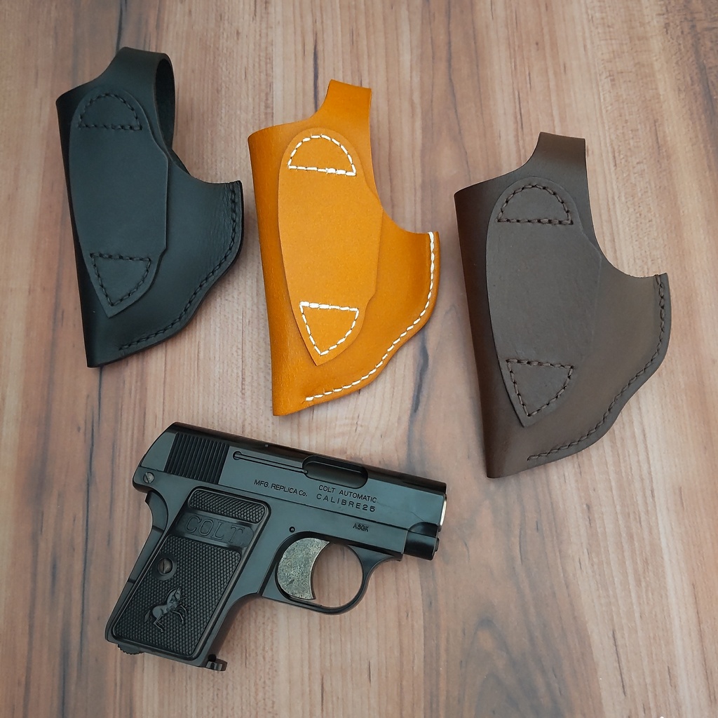 【受注製作】レザーホルスター マルシン コルト25オート ガスガン対応