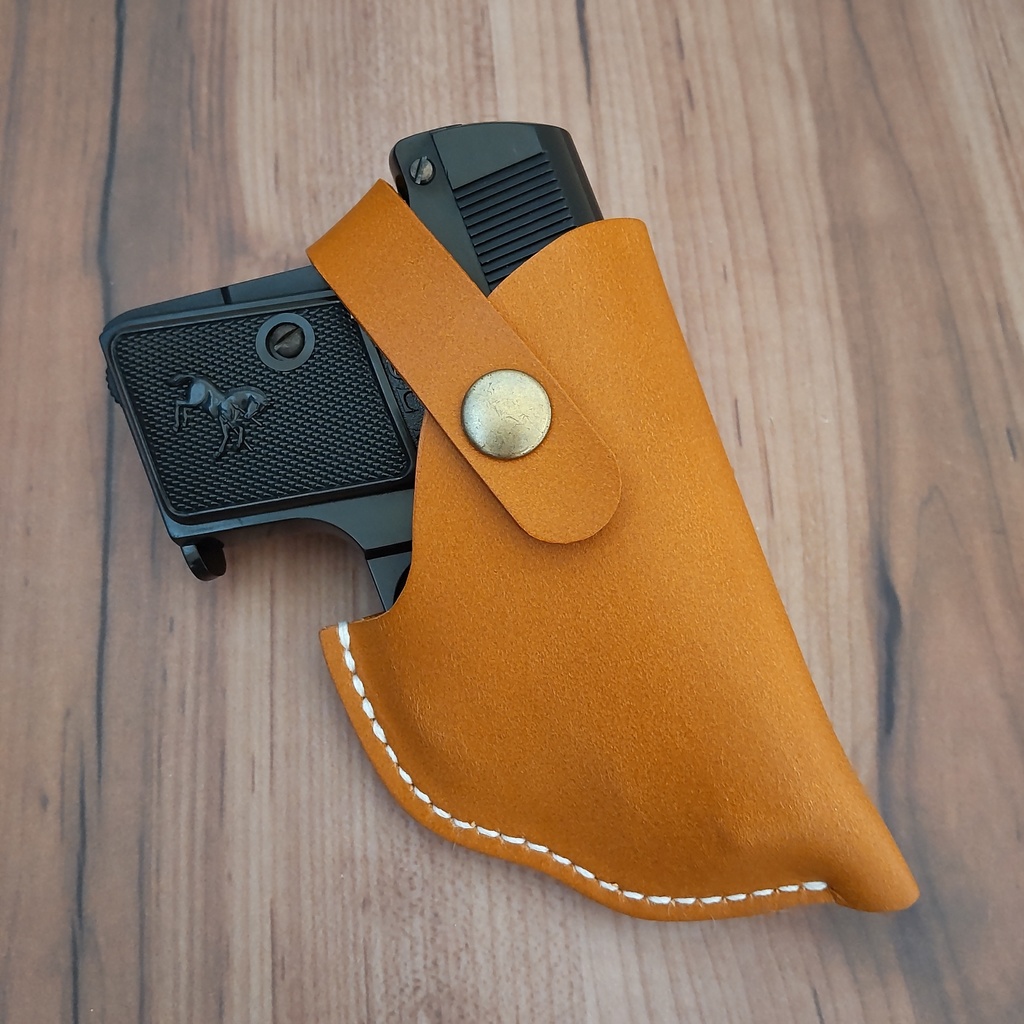 【受注製作】レザーホルスター マルシン コルト25オート ガスガン対応