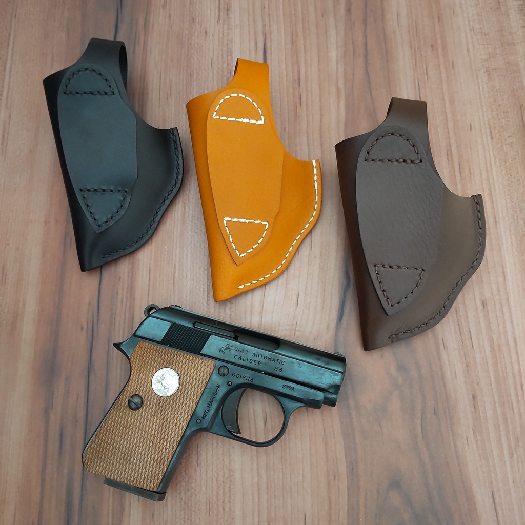 【受注製作】レザーホルスター マルシン コルト25オート モデルガン対応