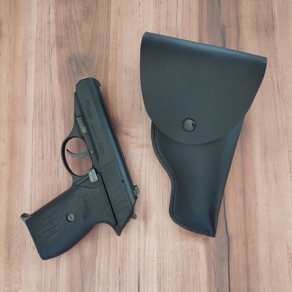 【受注製作】ポリス風レザーホルスター KSC SIG P230・P232対応