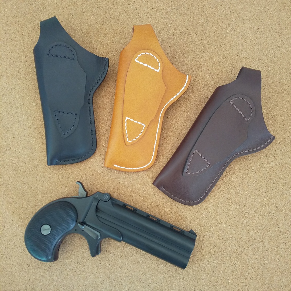 革製ヒップホルスター マルシン ハンターデリンジャー対応