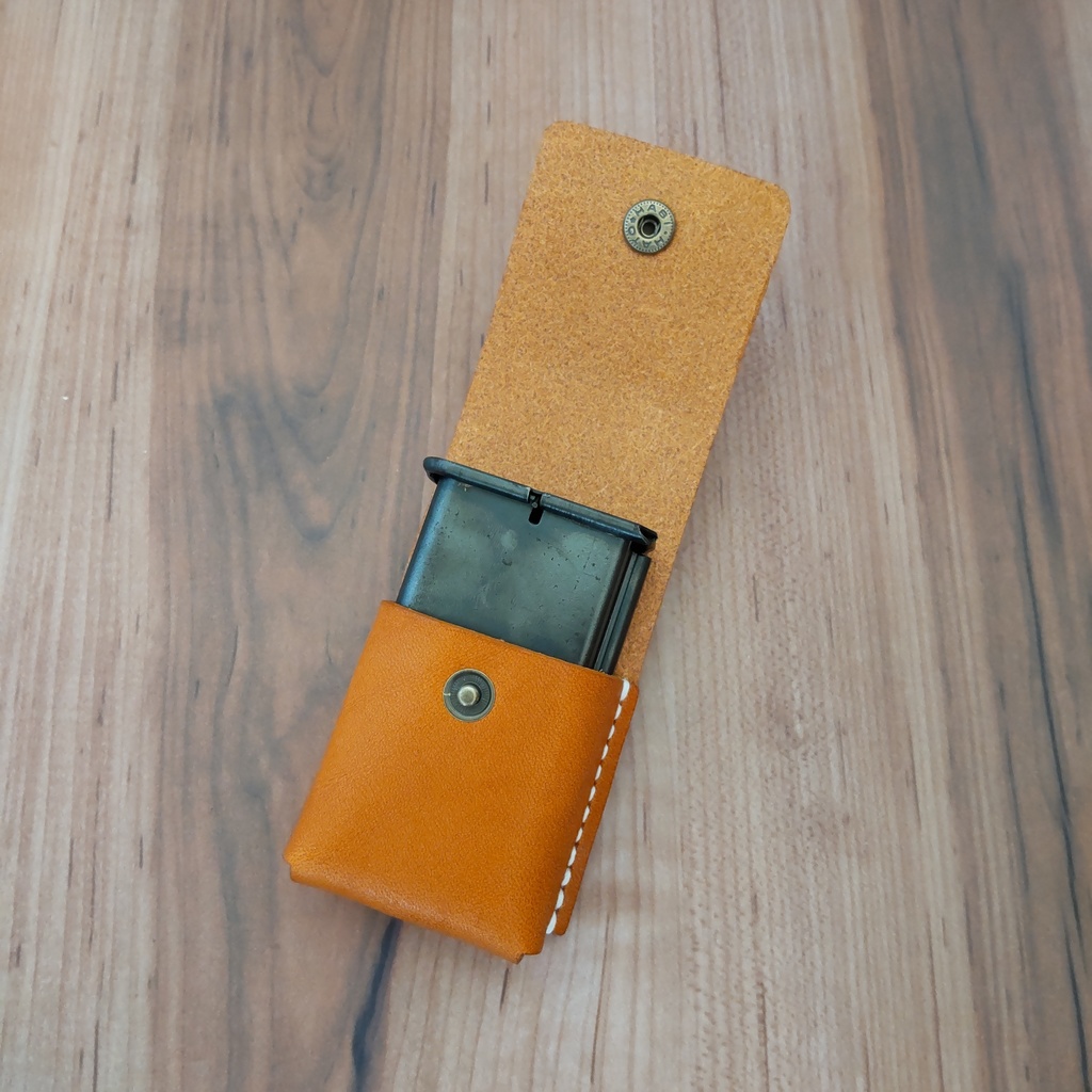 【受注製作】革製マガジンポーチ マルシン モーゼルM712用マガジン対応