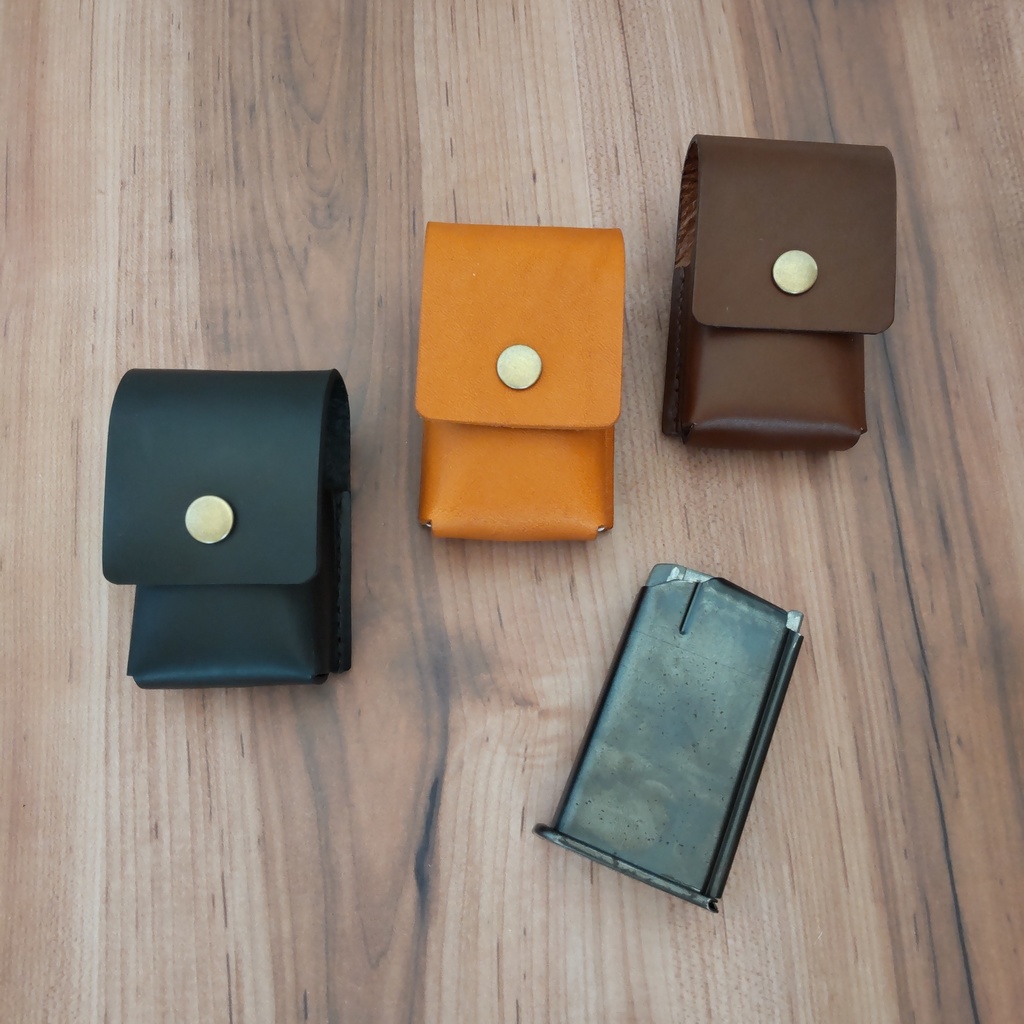 【受注製作】革製マガジンポーチ マルシン モーゼルM712用マガジン対応