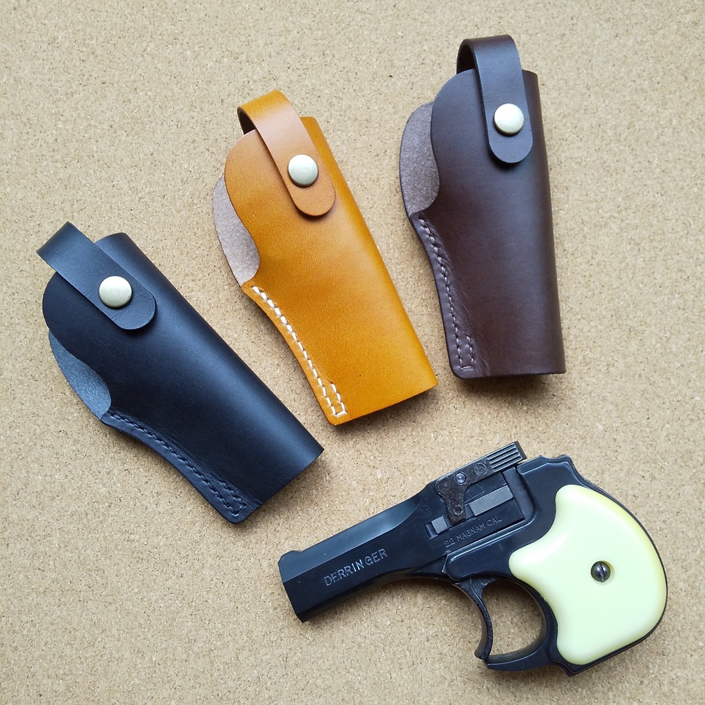 革製ヒップホルスター ハートフォード ハイスタンダードデリンジャー対応