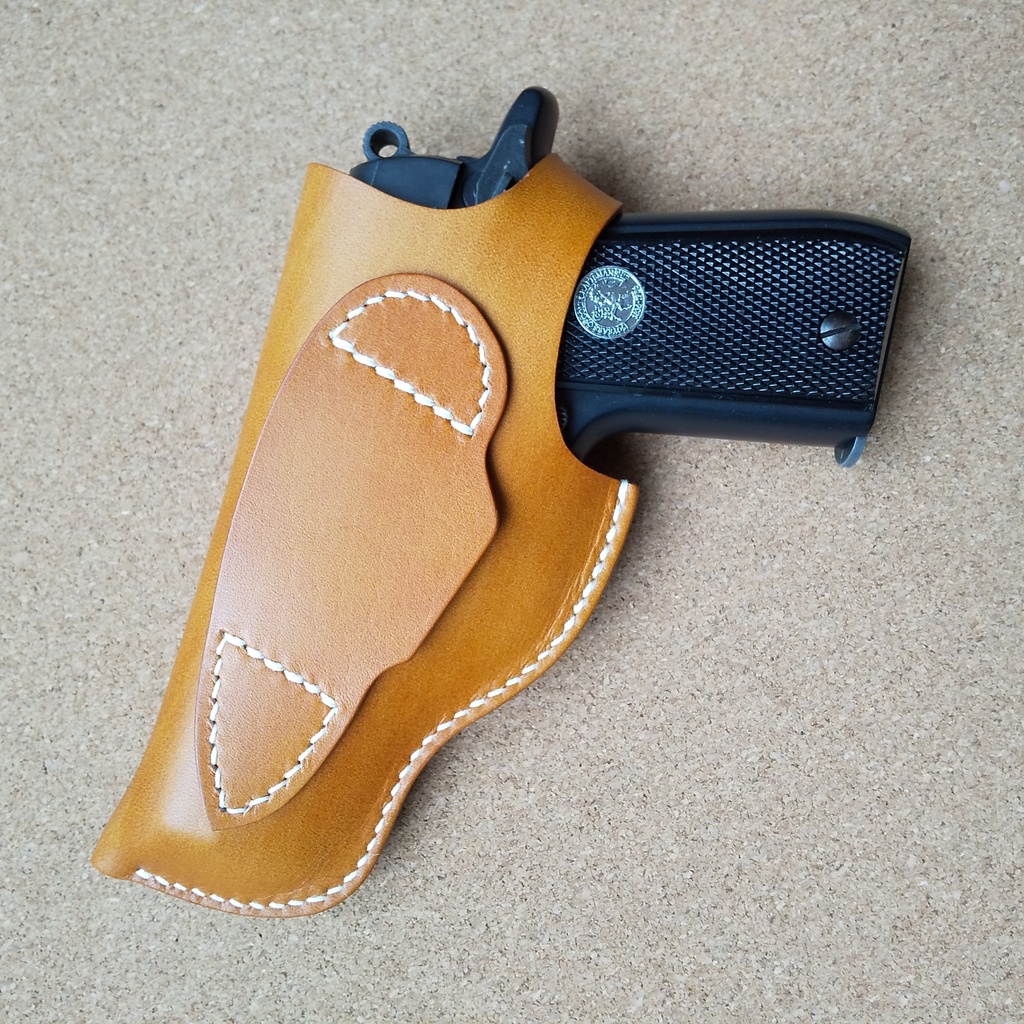 革製ヒップホルスター タナカワークス コルト380オート対応