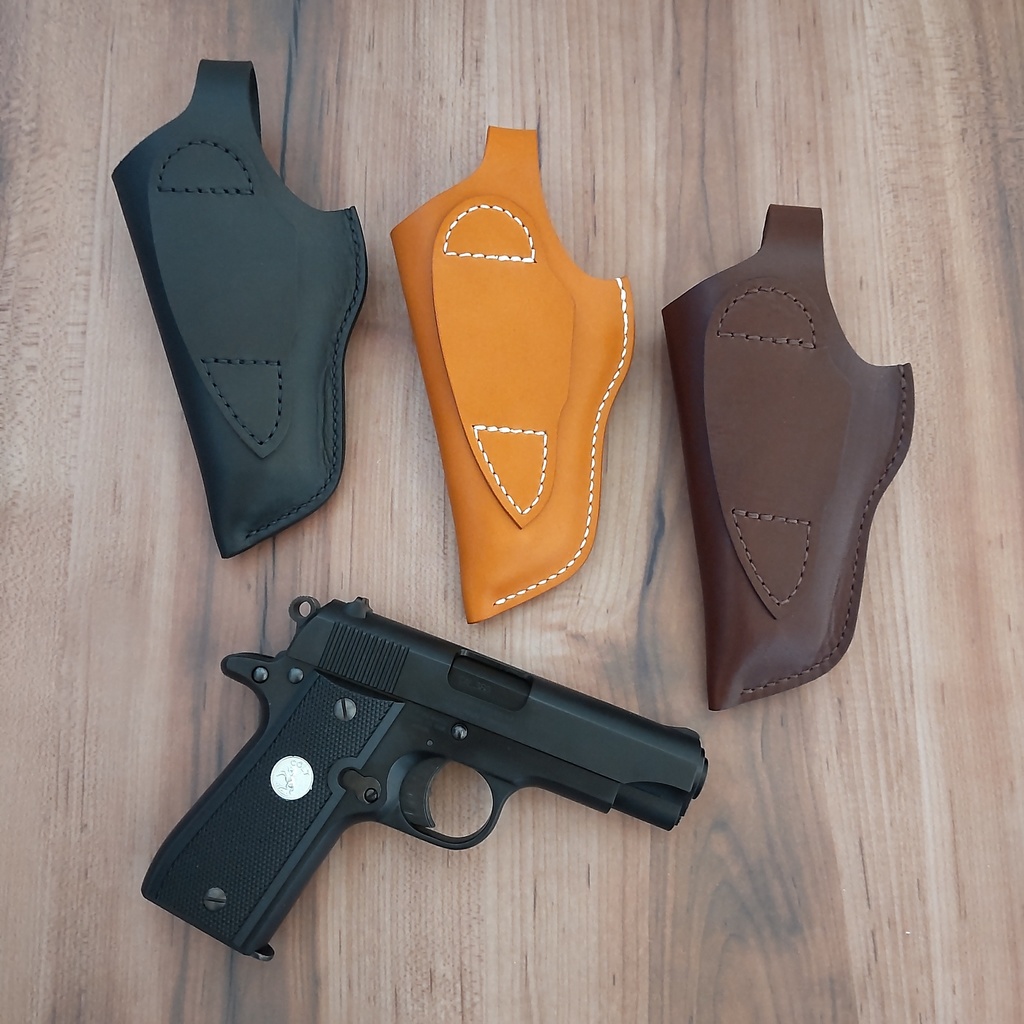 【受注製作】レザーホルスター タナカワークス コルト380オート対応