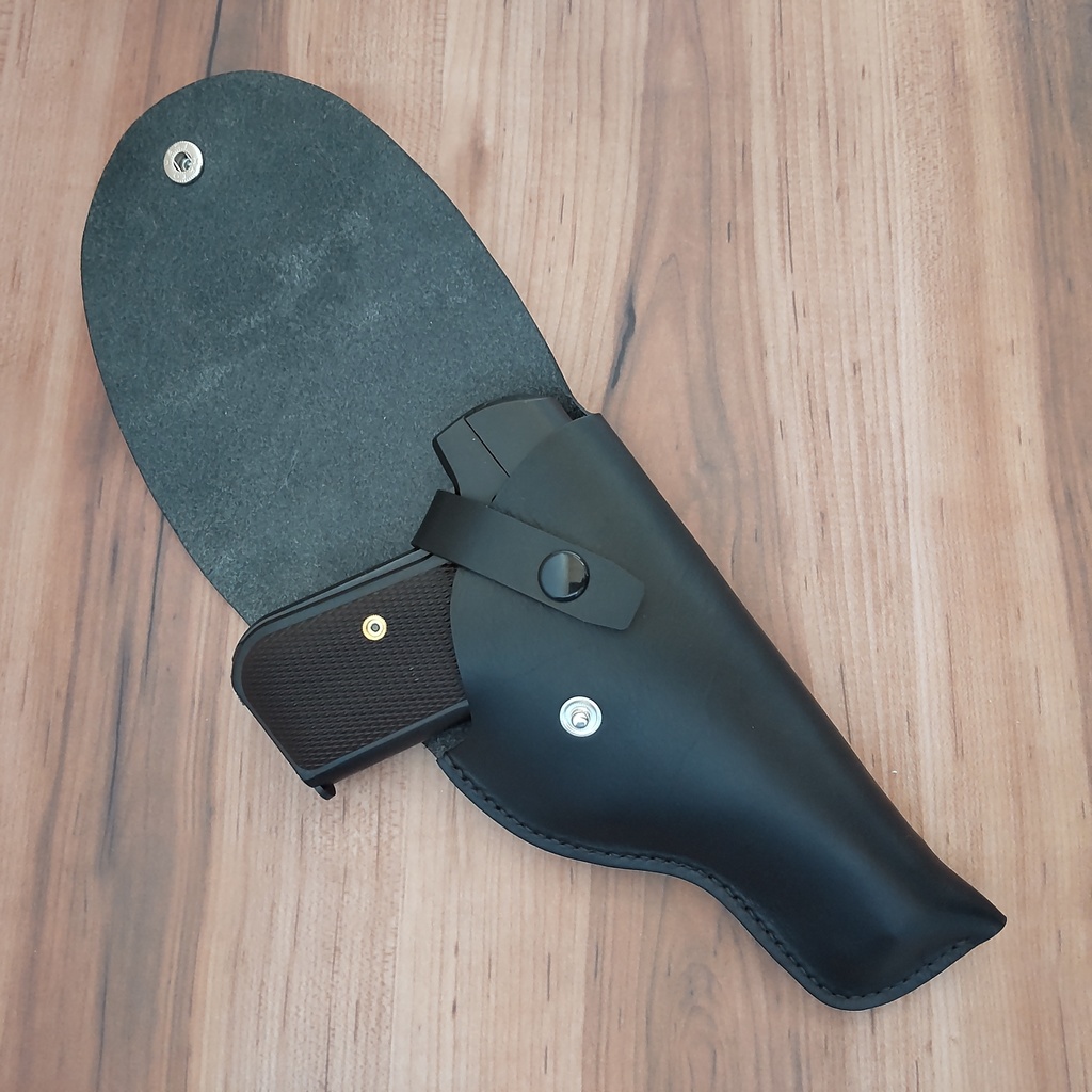 【受注製作】ポリス風レザーホルスター CAW MGC コルト32オート 対応