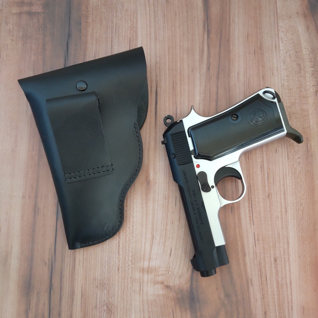 【受注製作】ポリス風レザーホルスター ウエスタンアームズ ベレッタM1934対応