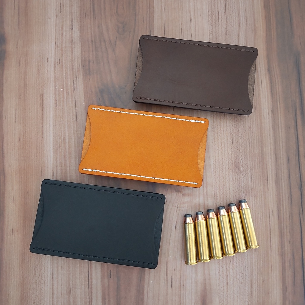 【受注製作】革製カートリッジホルダー 38スペシャル・357マグナム等対応