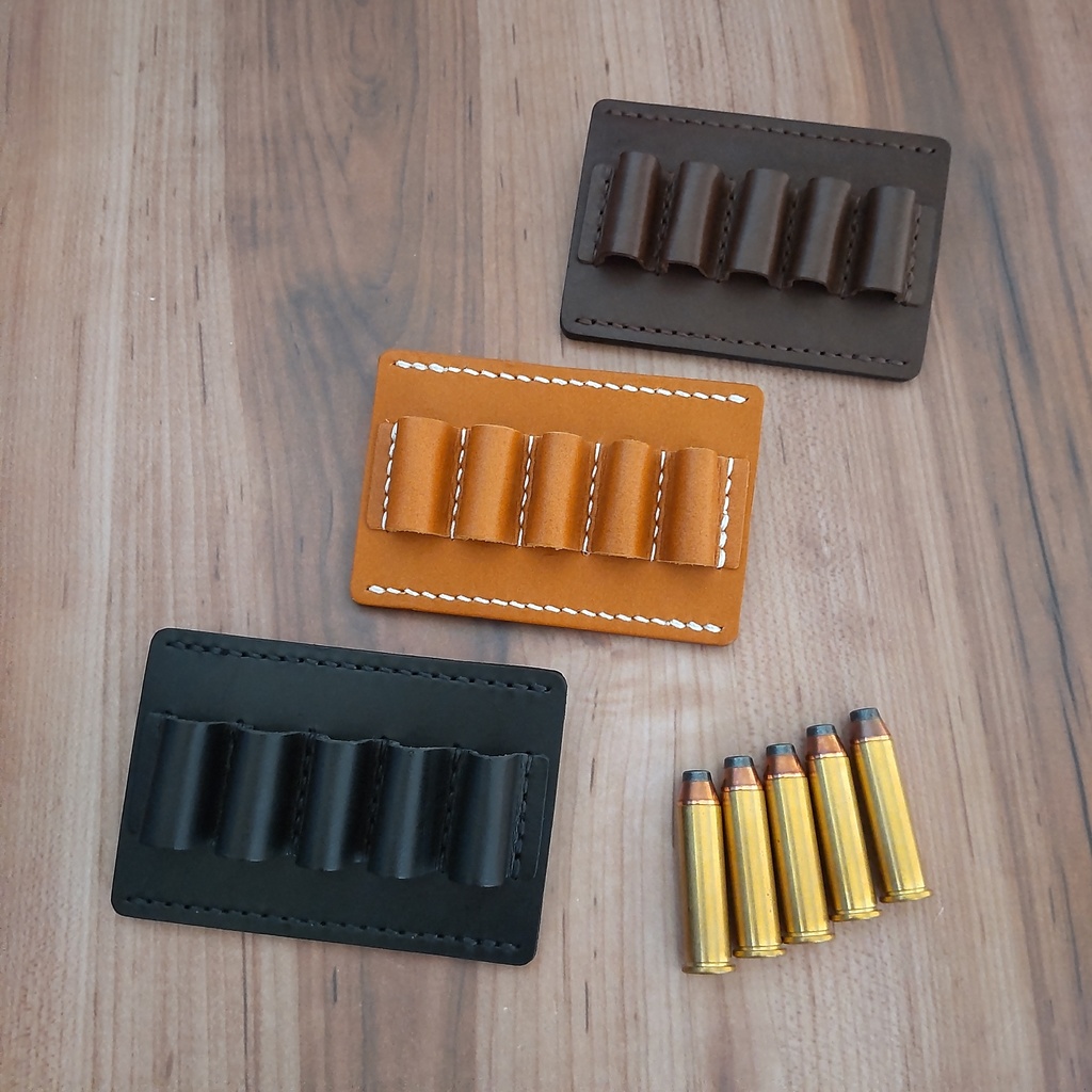 【受注製作】革製カートリッジホルダー 38スペシャル・357マグナム等対応