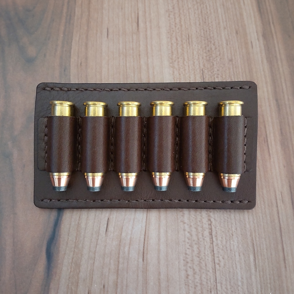 【受注製作】革製カートリッジホルダー 38スペシャル・357マグナム等対応