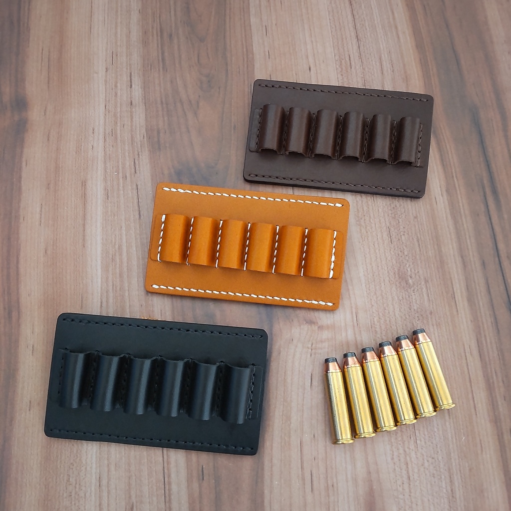 【受注製作】革製カートリッジホルダー 38スペシャル・357マグナム等対応