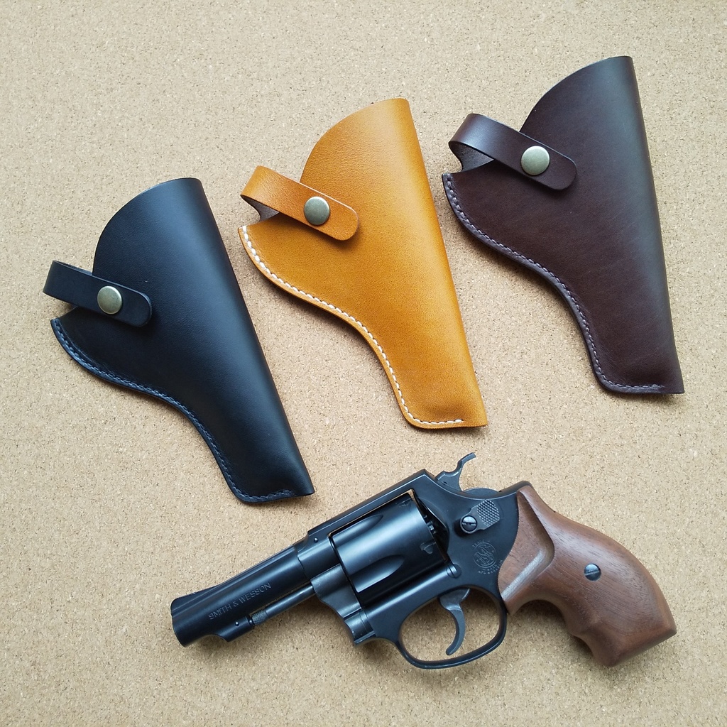 革製ヒップホルスター マルシン S&W M36 M60 チーフスペシャル 3インチ対応