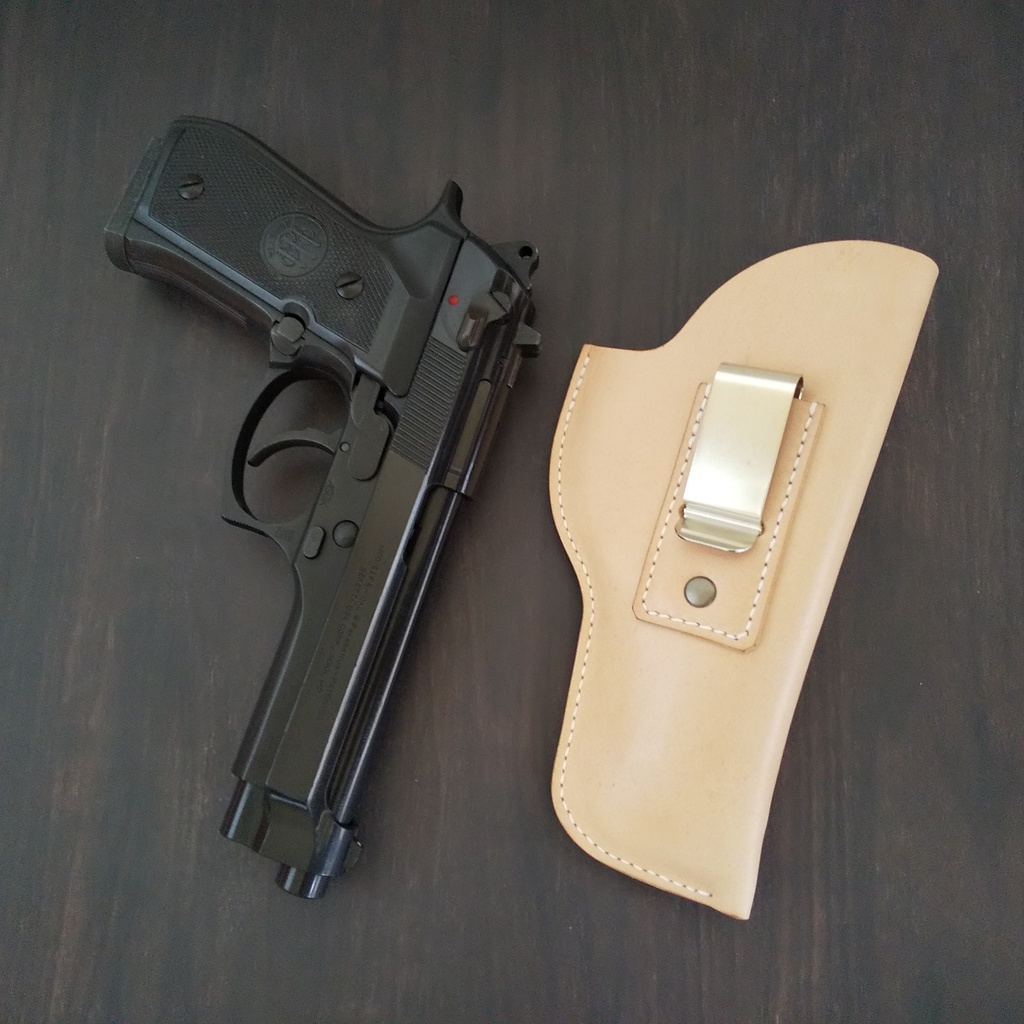 【受注製作】革製インサイドホルスター ベレッタ M92F・M8000・M84等対応