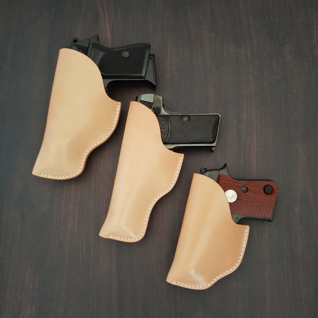 【受注製作】革製インサイドホルスター マルシン製モデルガン コルト25オート・ブローニングM1910・ワルサーPPK対応