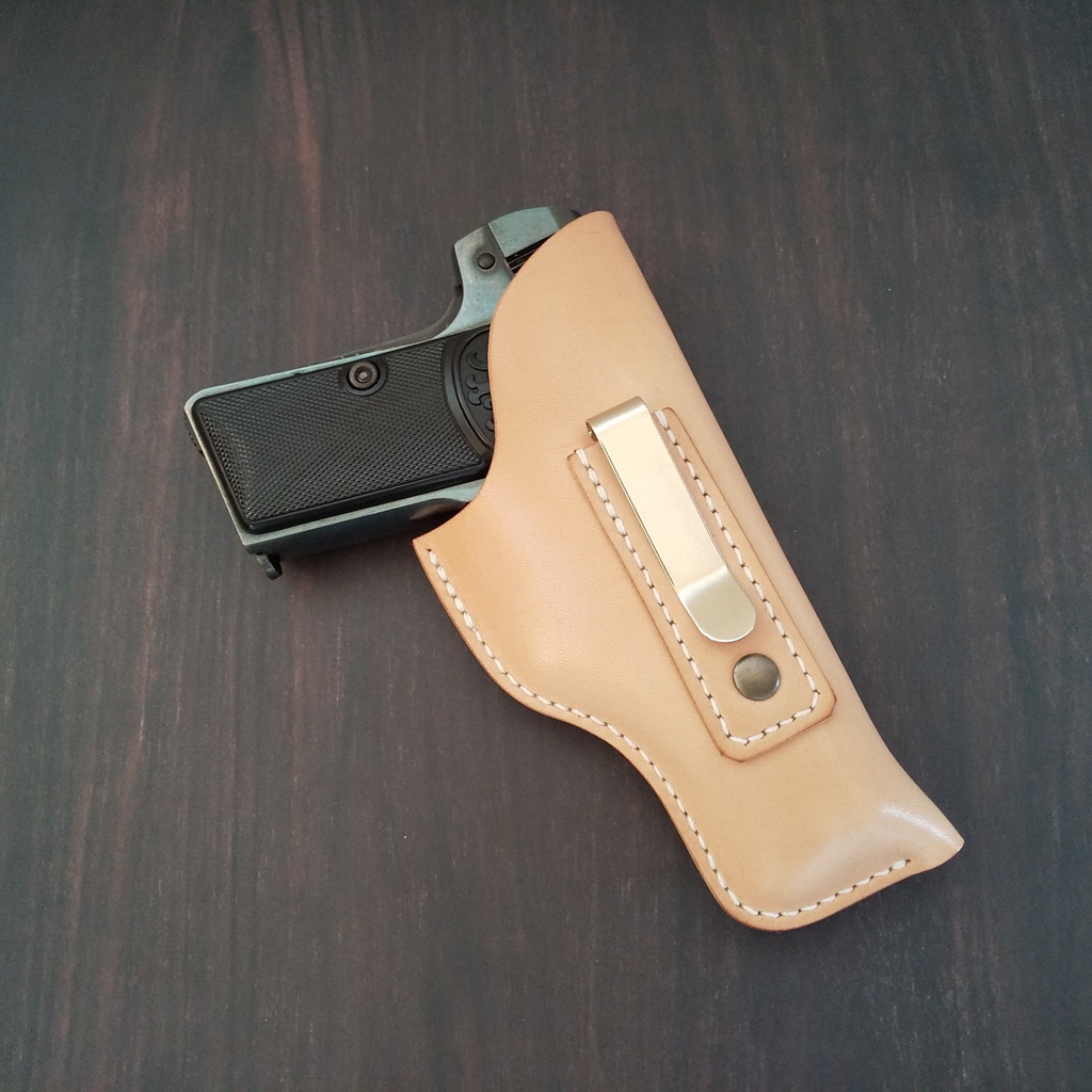 【受注製作】革製インサイドホルスター マルシン製モデルガン コルト25オート・ブローニングM1910・ワルサーPPK対応