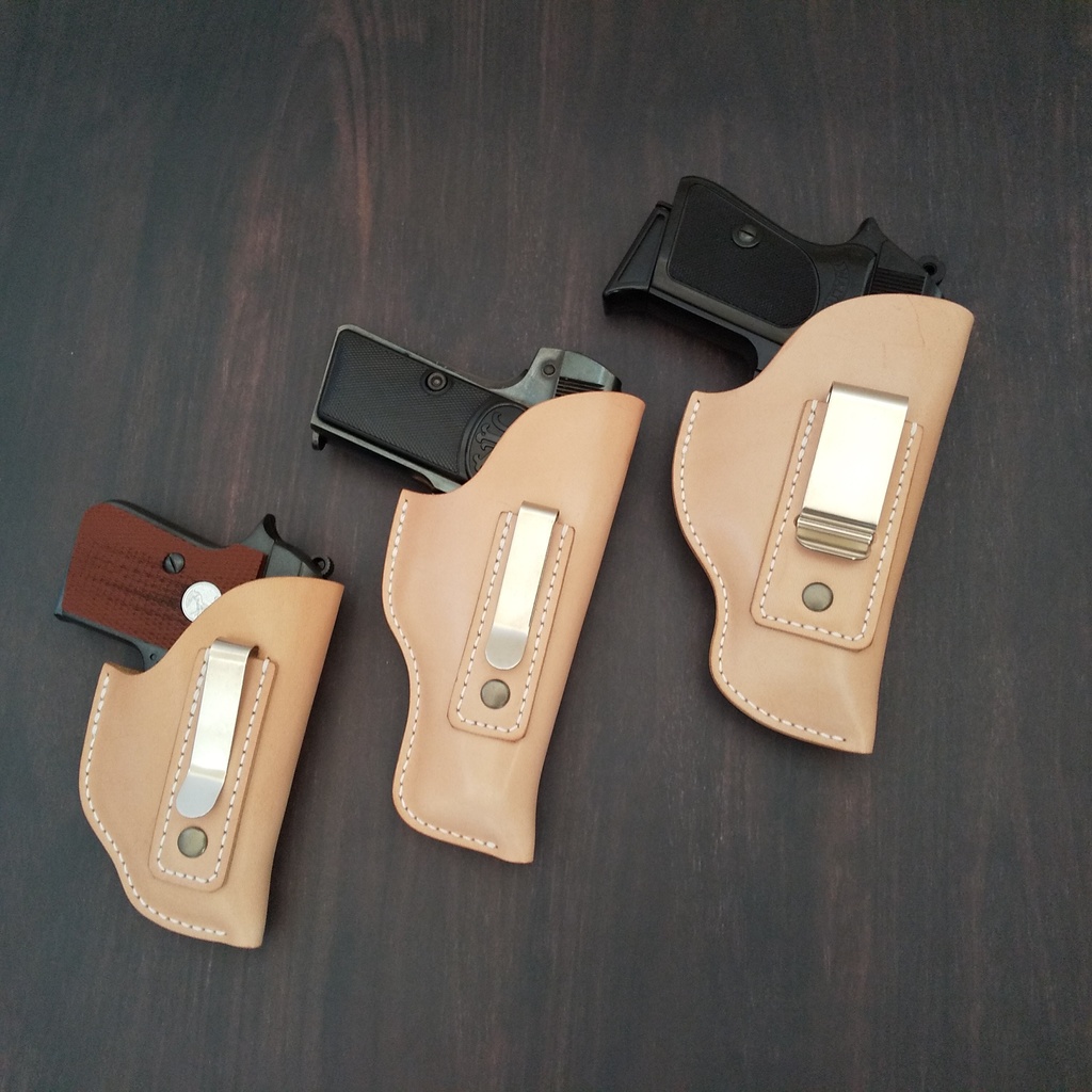 【受注製作】革製インサイドホルスター マルシン製モデルガン コルト25オート・ブローニングM1910・ワルサーPPK対応