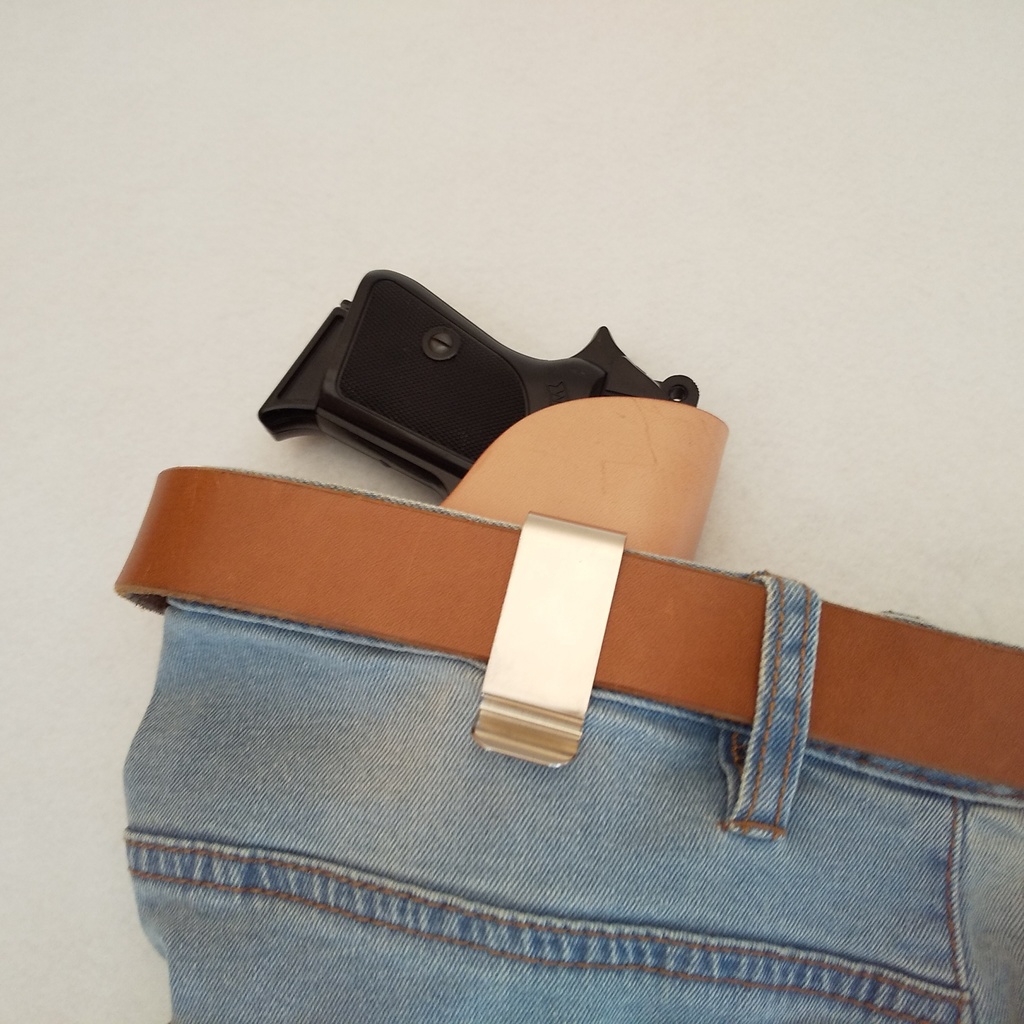 【受注製作】革製インサイドホルスター マルシン製モデルガン コルト25オート・ブローニングM1910・ワルサーPPK対応