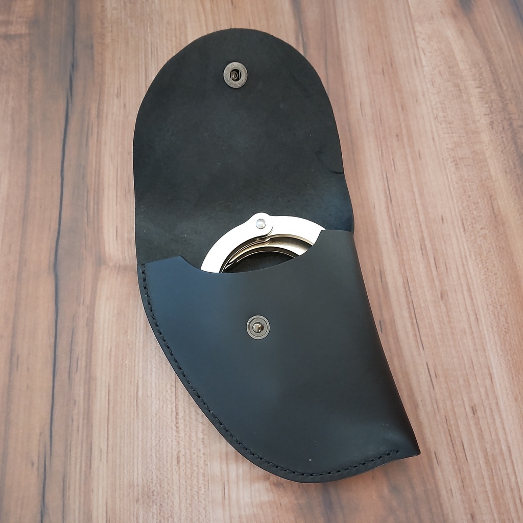 【受注製作】ポリス風ハンドカフ用レザーケース(手錠ケース)