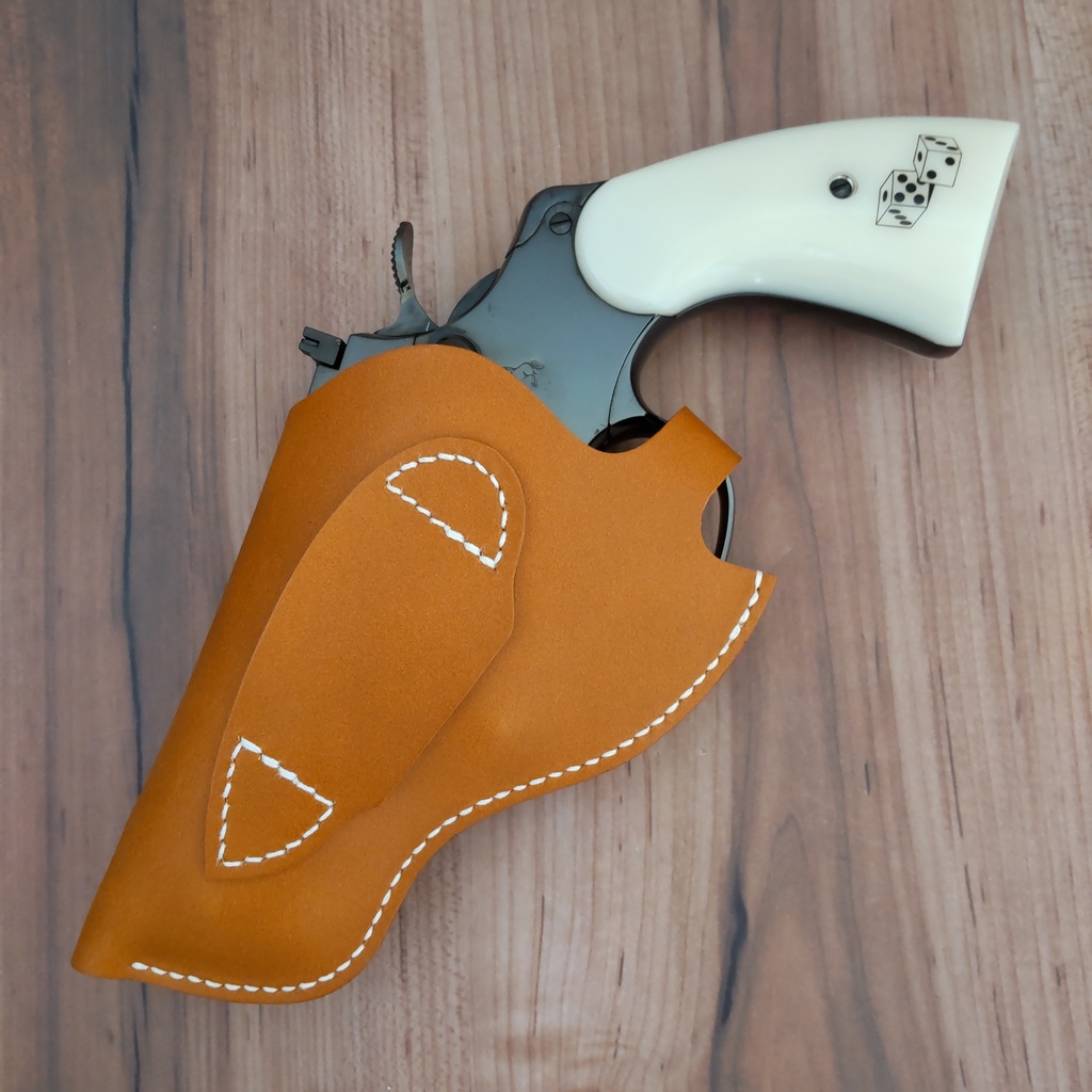 【受注製作】レザーホルスター タナカワークス コルト パイソン 2.5インチ対応