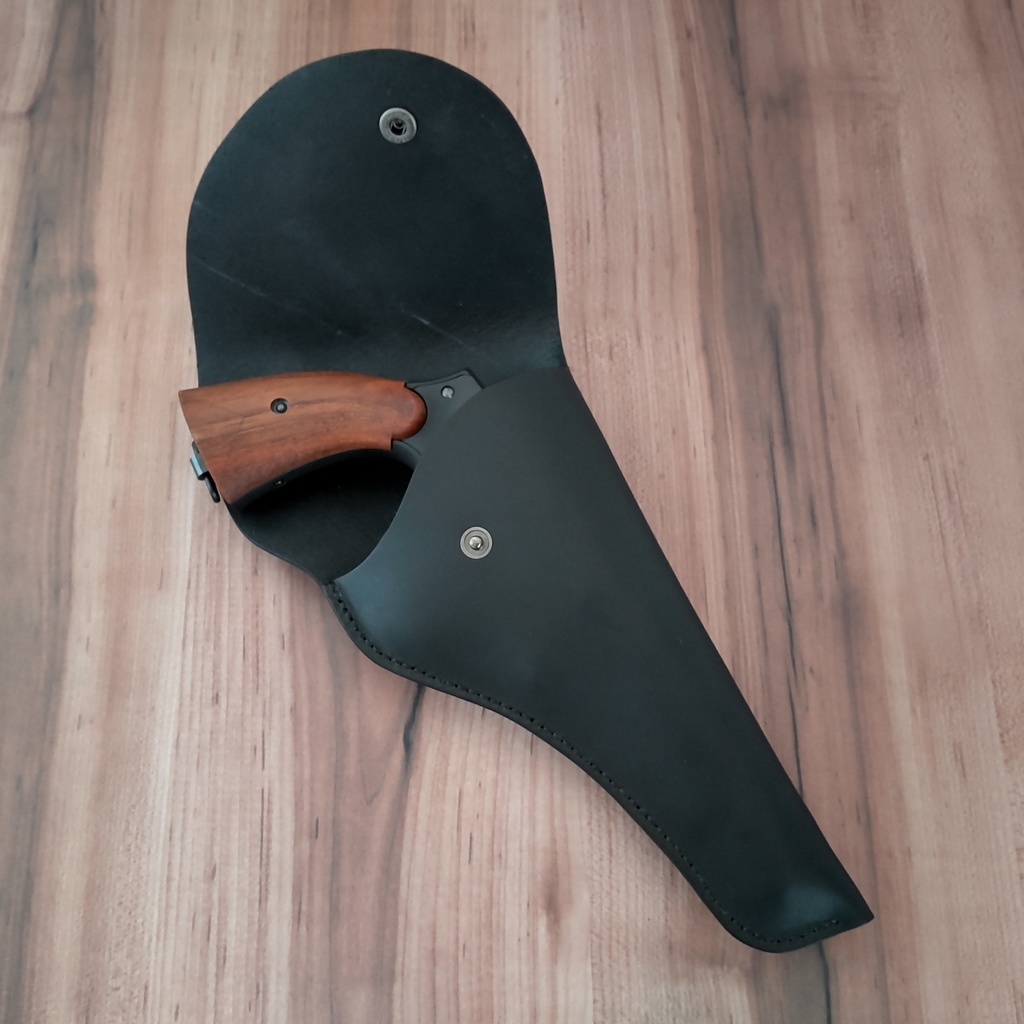 【受注製作】ポリス風レザーホルスター S&W M10 ミリタリー&ポリス対応