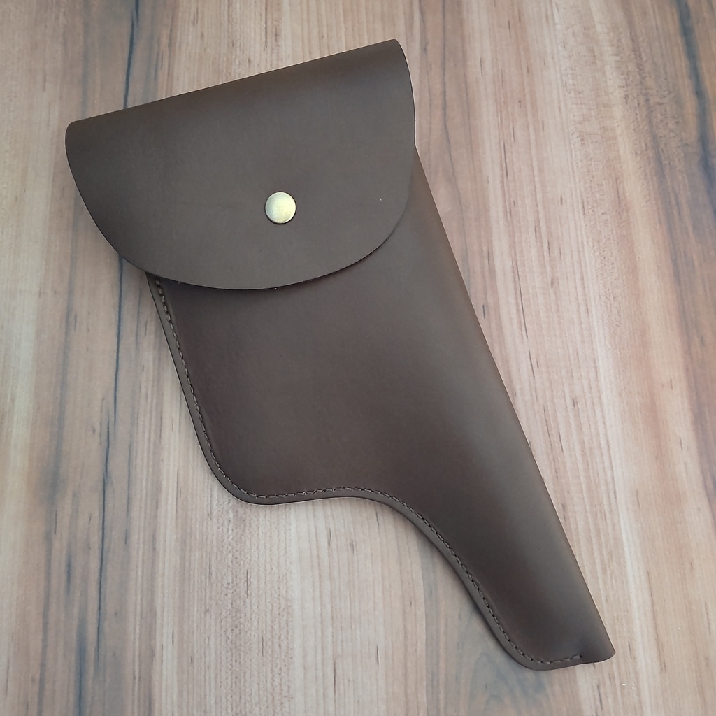 【受注製作】ミリタリー風レザーホルスター マルシン モーゼル M712対応