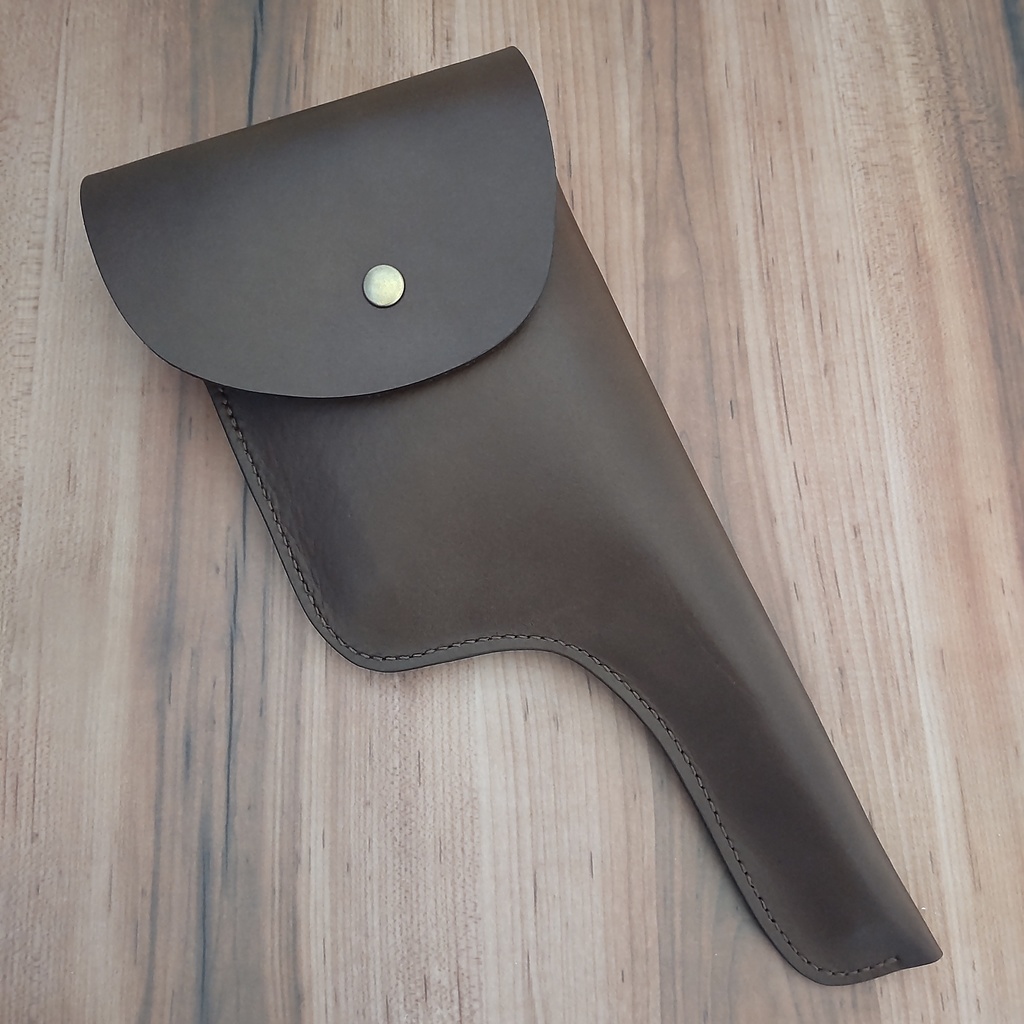 【受注製作】ミリタリー風レザーホルスター マルシン モーゼル M712対応