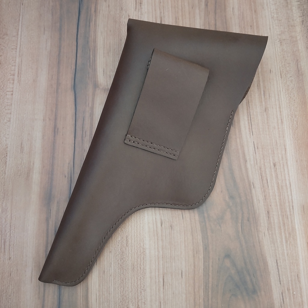 【受注製作】ミリタリー風レザーホルスター マルシン モーゼル M712対応