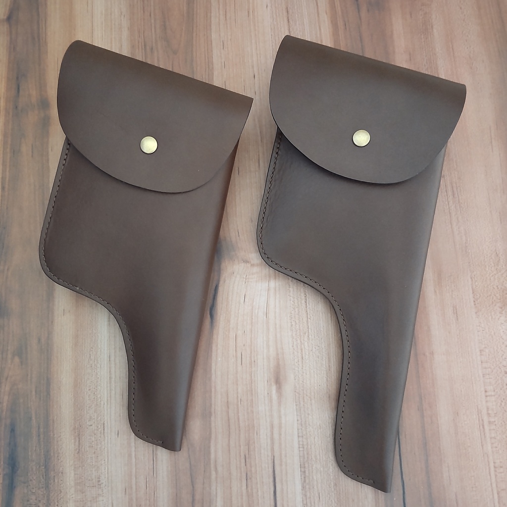 【受注製作】ミリタリー風レザーホルスター マルシン モーゼル M712対応