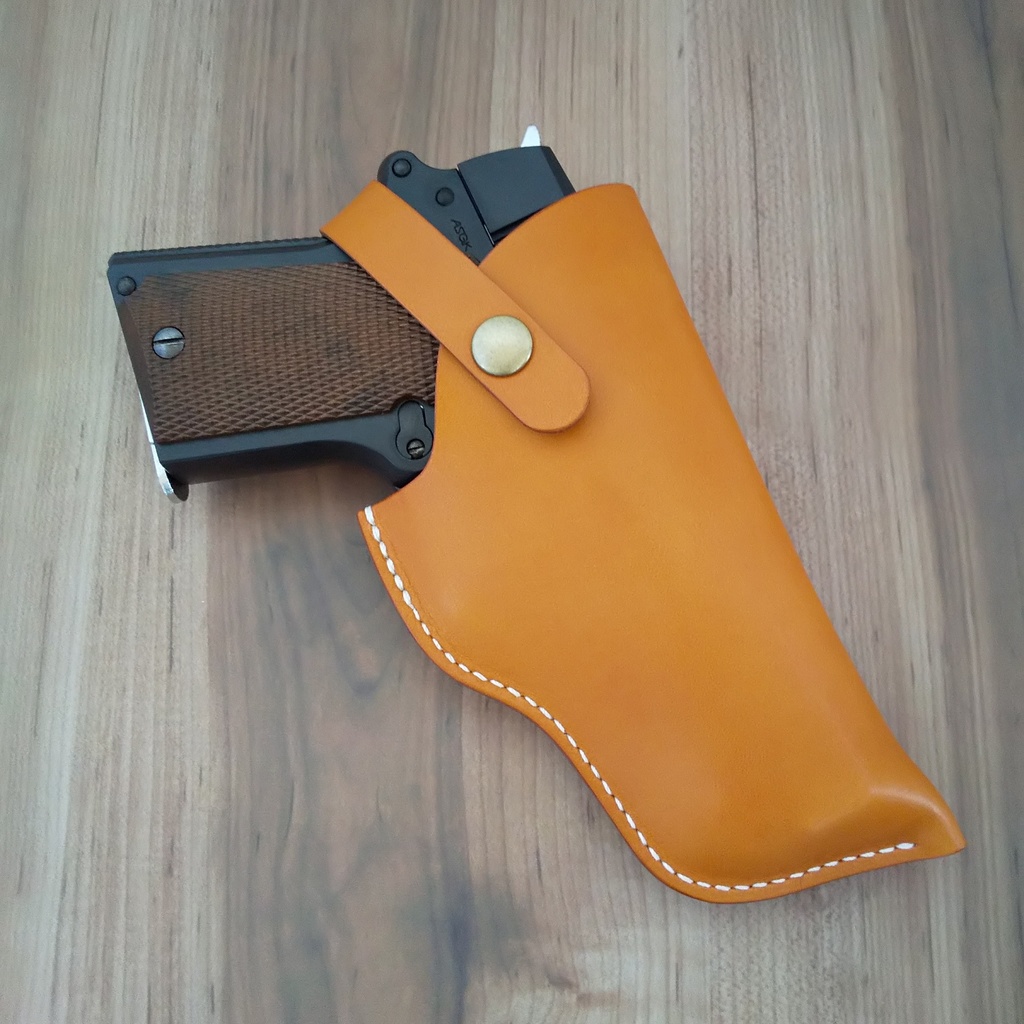 【受注製作】レザーホルスター 東京マルイ デトニクス45 コンバットマスター対応