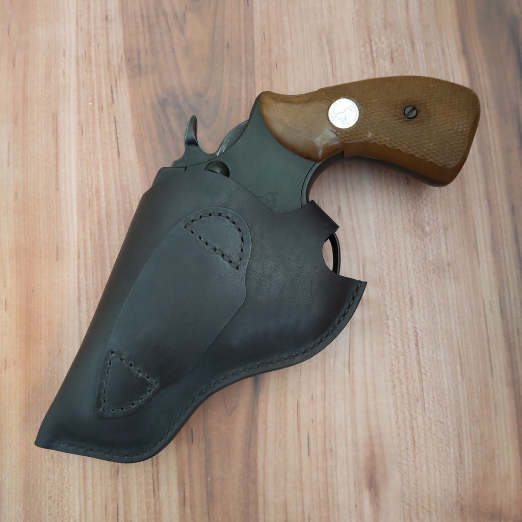 【受注製作】レザーホルスター MGC CAW コルト ローマン 2インチ対応