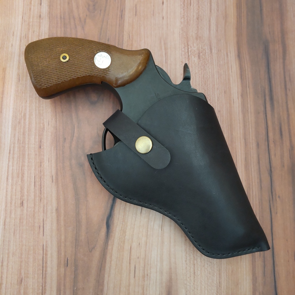 【受注製作】レザーホルスター MGC CAW コルト ローマン 2インチ対応