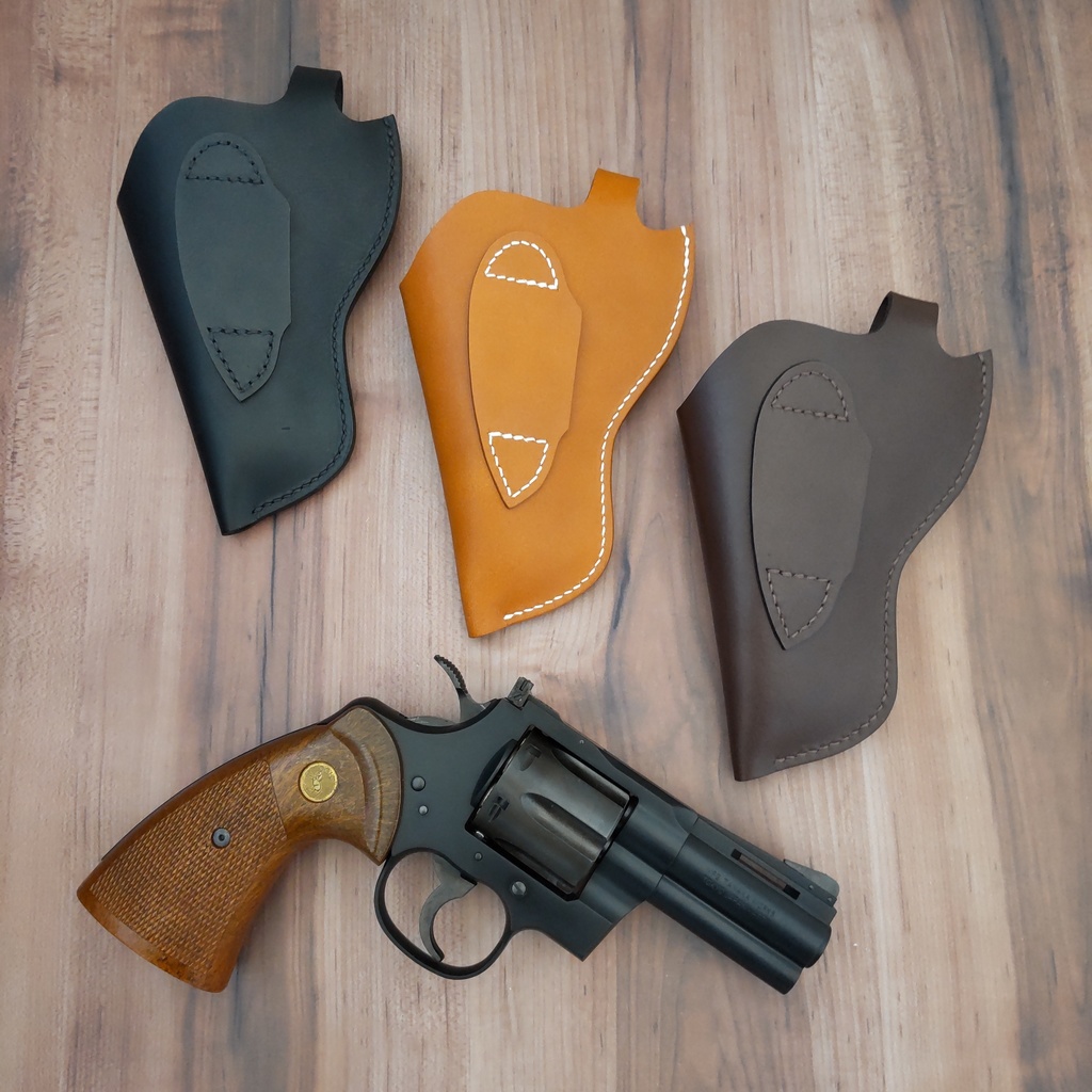 【受注製作】レザーホルスター タナカワークス コルト パイソン 3インチ コンバットパイソン対応