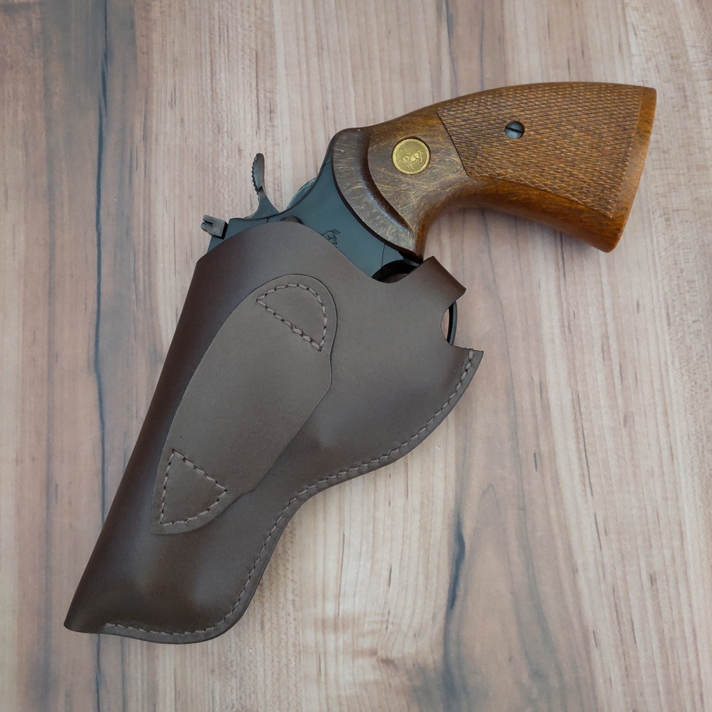 【受注製作】レザーホルスター タナカワークス コルト パイソン 3インチ コンバットパイソン対応